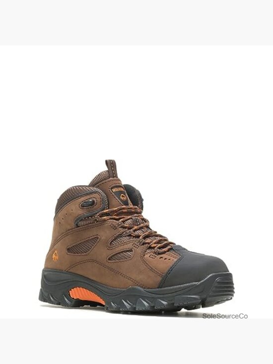 Steel Toe Mid Height Work Boot Lace-Up Leather Men\'s Boots main image 6